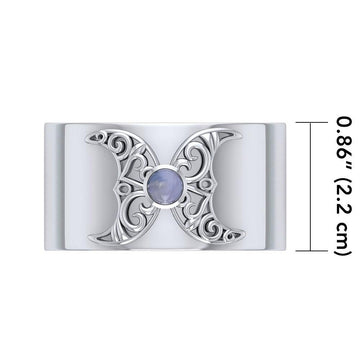 Blue Moon Triple Goddess Cuff Bracelet TBG755 - Jewelry